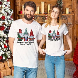 Camiseta Natal Gnomo Humor T-Shirt