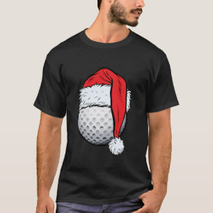 Camiseta Natal Golf Ball Santa Hary Esporte Engraçado Xmas 