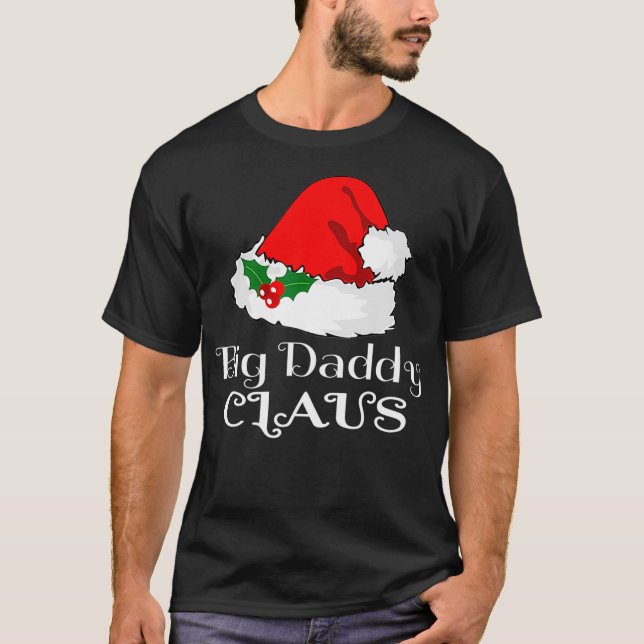 Camiseta Natal Grande Pai Claus Correspondendo Papais noeis (Frente)