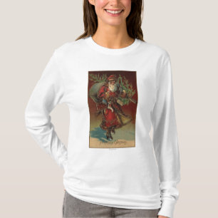 Camiseta Natal GreetingSanta com presentes # 2