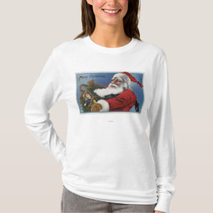 Camiseta Natal GreetingSanta e presentes