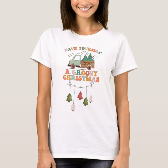 CAMISETA NATAL GROOVY (Frente)
