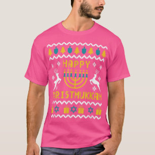 Camiseta Natal Hanukkah, Feliz Christmasmukkah