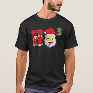 Camiseta Natal Ho3 Egg Santa Hat Feriado Xmas Pajama