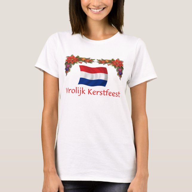 Camiseta Natal holandês (Frente)