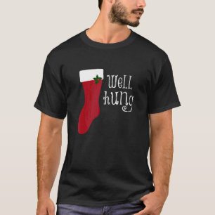 Camiseta Natal Humor Grosseiro Bem Pendurado Masculino