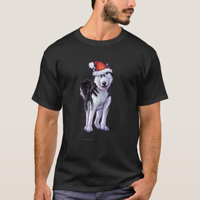 Camiseta Natal Husky (Frente)