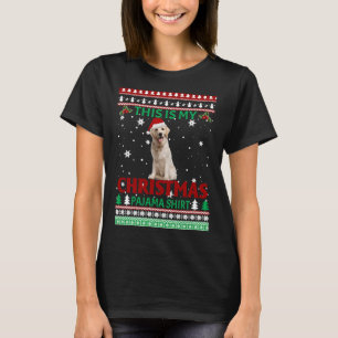 Camiseta Natal Labrador Retriever Este É O Meu Natal