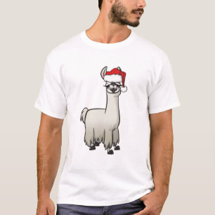 Camiseta Natal Lama T-Shirt