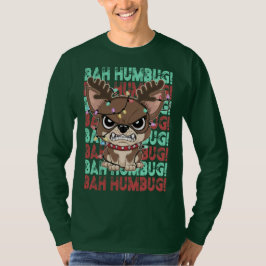 CAMISETA NATAL — LOCO CHIHUAHUA — BAH HUMBUG!