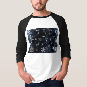 Camiseta Natal mágico e pacífico de inverno do SlipperyJoe