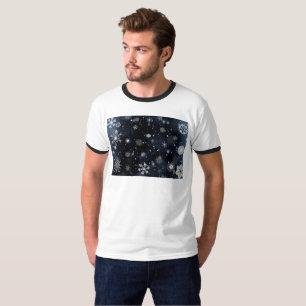 Camiseta Natal mágico e pacífico de inverno do SlipperyJoe'