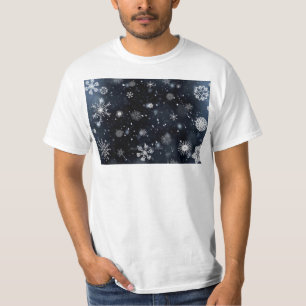 Camiseta Natal mágico e pacífico de inverno do SlipperyJoe'