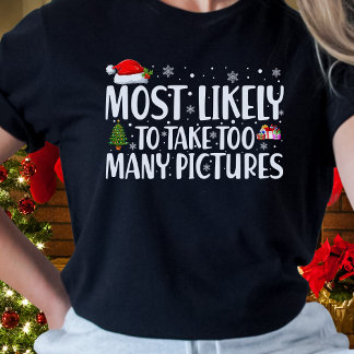 Camiseta Natal Mais Provável Para Tirar Muitas Fotos