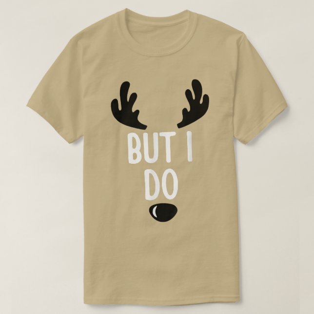 Camiseta Natal Mas Eu Faço Reindeer X mas (Frente do Design)