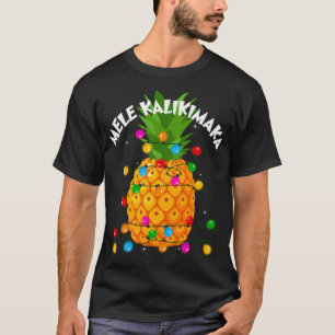 Camiseta Natal Mele Kalikimaka Pineapple Lover Havaí X