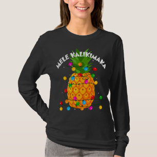 Camiseta Natal Mele Kalikimaka Pineapple Lover Havaí X