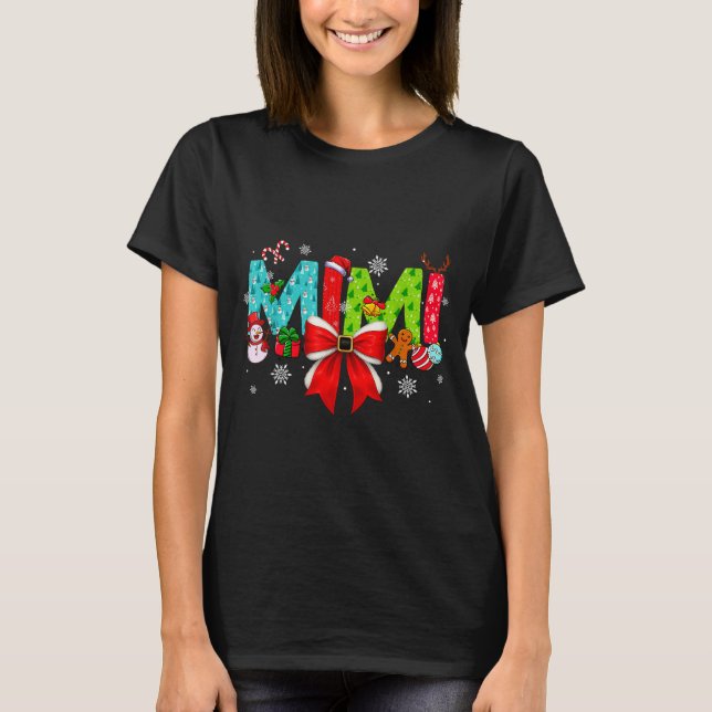 Camiseta Natal Mimi Coquette Laço Mimi Natal  (Frente)