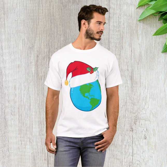 Camiseta Natal mundial (Criador carregado)