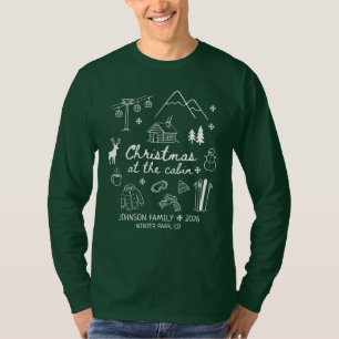Camiseta Natal na Cabana Grupo Família Combinando
