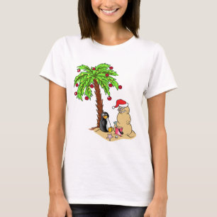 Camiseta Natal na praia