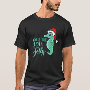 Camiseta Natal Na Praia, Papais noeis De Flamingo, O Cavalo