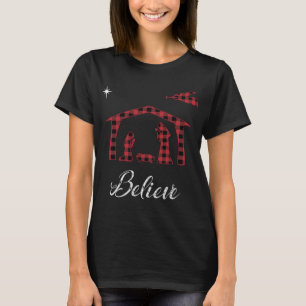 Camiseta Natal Natividade Acredita Jesus Nascimento Buffalo