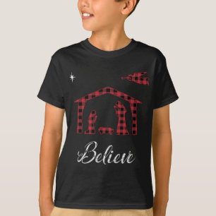 Camiseta Natal Natividade Acredita Jesus Nascimento Buffalo
