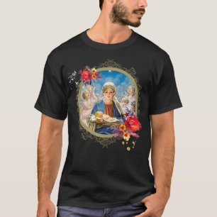 Camiseta Natal Natividade Star Mãe Maria Jesus Católico