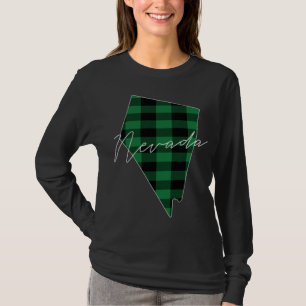 Camiseta Natal Nevada Buffalo Xadrez Exclusiva EUA Home Sta