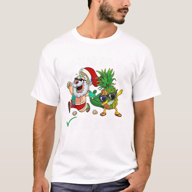 Camiseta Natal No Ano Do Médio De Julho (Frente)
