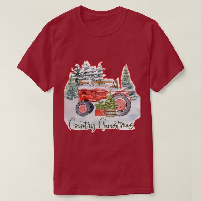 Camiseta Natal no Campo  (Frente do Design)
