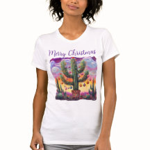 Natal no Deserto Sudoeste Saguaro Cactus