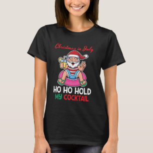 Camiseta Natal No Havaí Em Julho Como Segura O Meu Cocktail