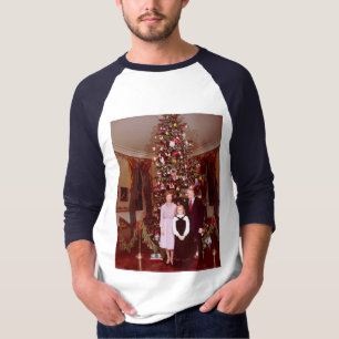 Camiseta Natal no Presidente James Jimmy Carter Casa Branca