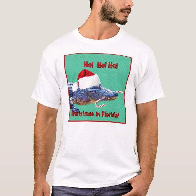 Camiseta Natal no t-shirt de Florida (Frente)