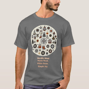 Camiseta Natal Nórdico: Cozy Gear e Alegria Simples