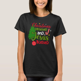 Camiseta Natal Obcecado e presentes abençoados de Jesse