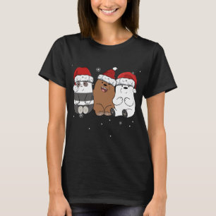Camiseta Natal Pajama Bebê Panda Grizzly e Ursos Polares