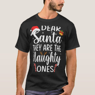 Camiseta Natal Pajama Caros Papais noeis Eles São Os Loucos
