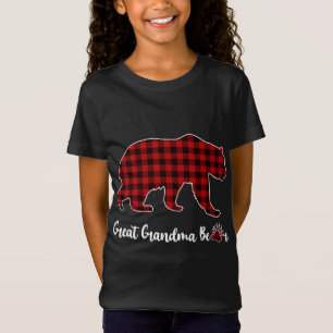 Camiseta Natal Pajama Correspondente Família Vermelha Xadre