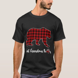 Camiseta Natal Pajama Correspondente Família Vermelha Xadre