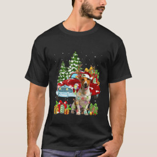 Camiseta Natal Pajama Jack Russell Terrier Dog E Vermelho