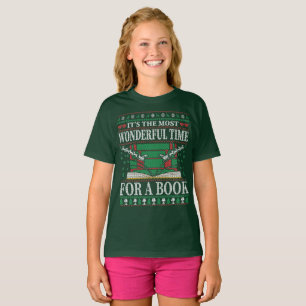 CAMISETA NATAL PARA AMADORES DE LIVROS