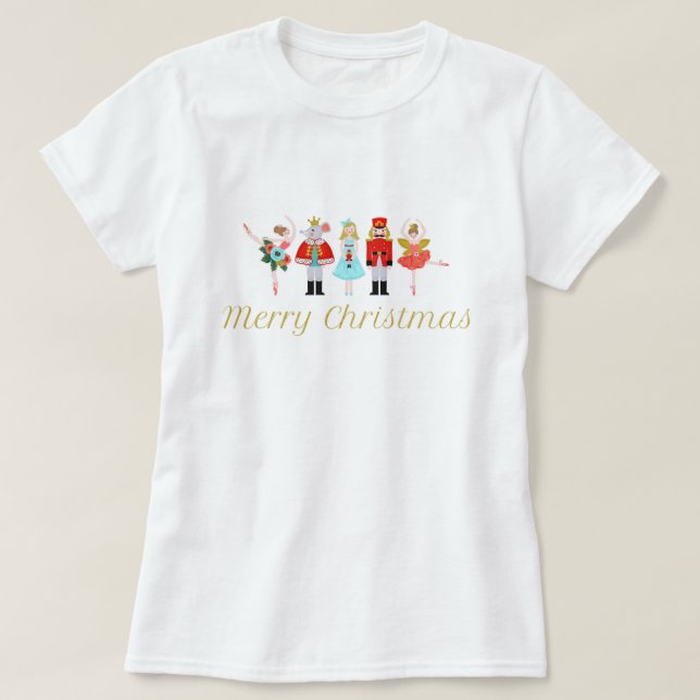 Camiseta Natal para o Balé (Frente do Design)