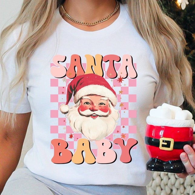 Camiseta Natal para o bebê dos papais noeis (Criador carregado)