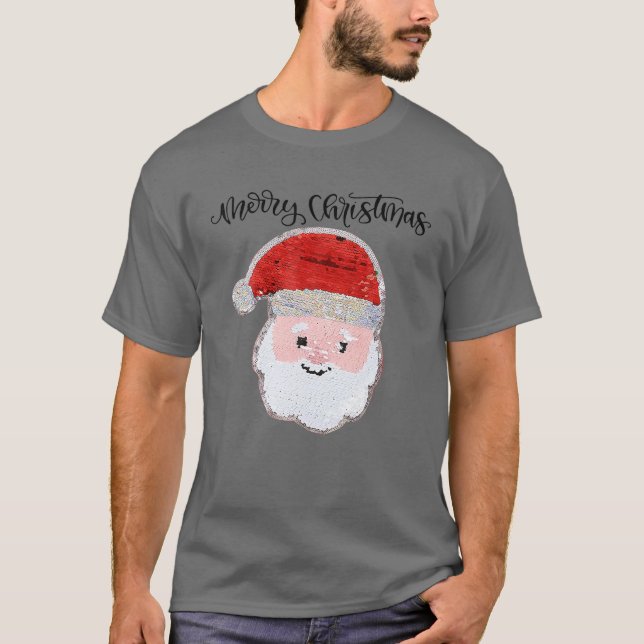 Camiseta Natal Para Papais noeis De Sequência De Sacudir Pa (Frente)