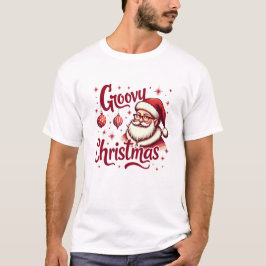Camiseta Natal para Papais noeis Retrorísticos - Estilo de