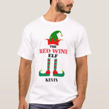 Natal Personalizado O Elfo Do Vinho Vermelho