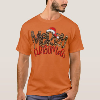 Camiseta Natal Pjamas Leopard Xadrez Vermelha Natal